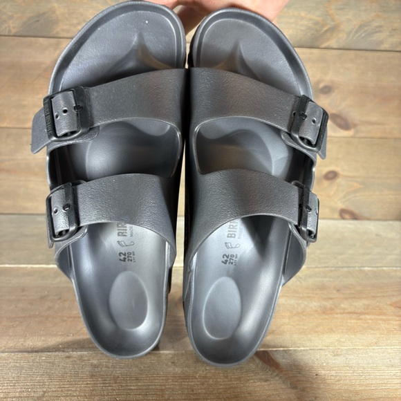 birkenstock arizona eva womens size 11 shoes gray slip on comfort sandals - Picture 6 of 8